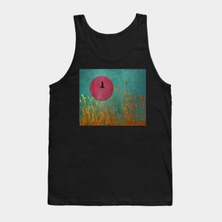 Black Bird Artwork Tank Top